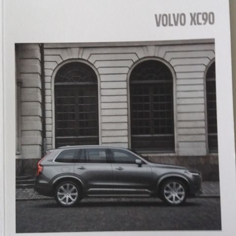 2018 VOLVO XC90 -brosjyre. (NORSK)