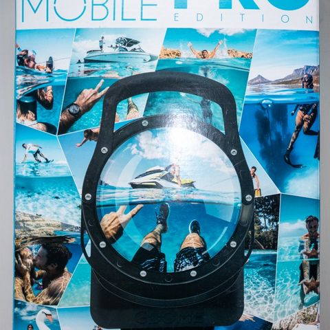 Gdome 2 pro, dykker-/ snorkel hus til mobil og action kamera. Ubrukt.
