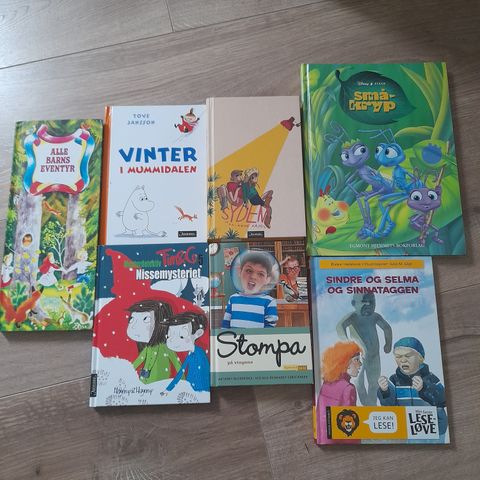 Bøker for barn ulike kategorier