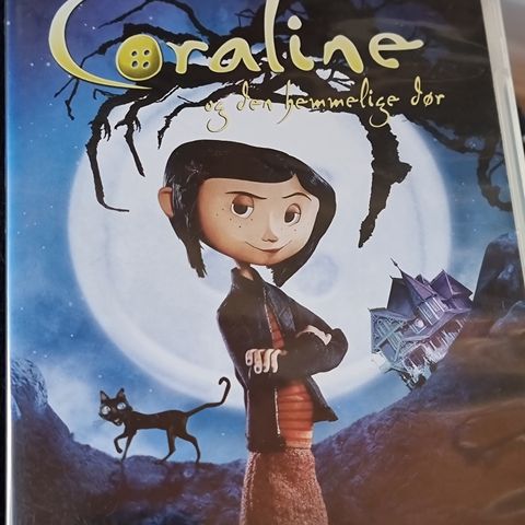 Coraline dvd selges