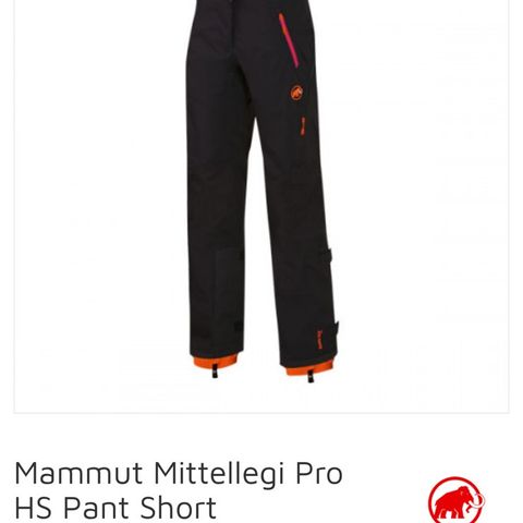 mammut bukse