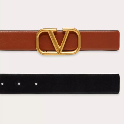 Valentino reversible belt sort/camel