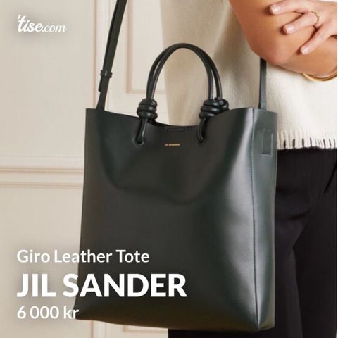 Jil Sander medium leather tote