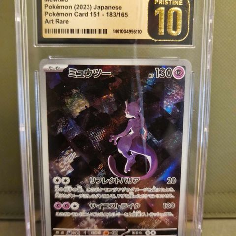 Mewtwo #183 - Pokemon Scarlet & Violet 151 CGC Pristine 10