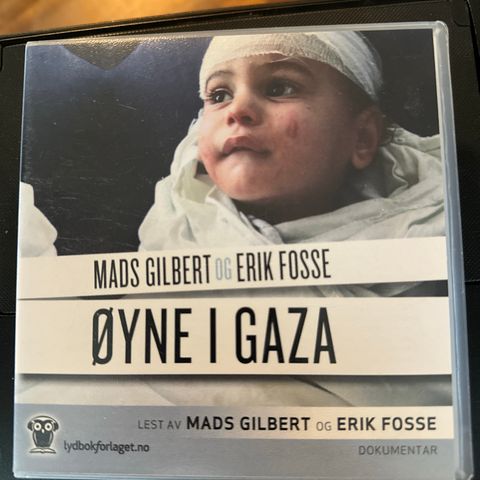 «ØYNE I GAZA» bok & DVD & «KRIGSFORBRYTELSER» bok innb. Aktuelle bøker/uleste