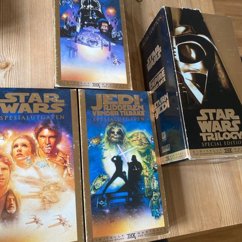 Star wars trilogy (Norsk utgave) VHS