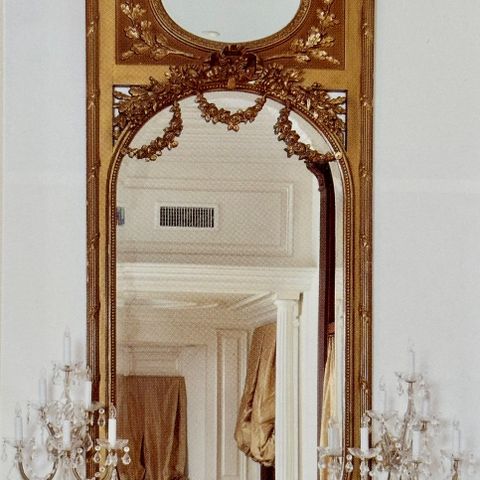 Louis XVI Style Pier Mirror Speil Michael Jackson