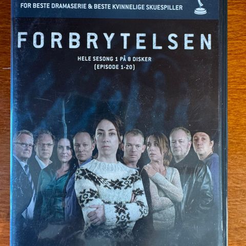 Forbrytelsen Hele sesong 1 på 8 disker (Episode 1-20)