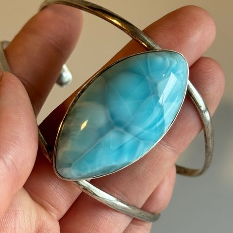 Larimar armbånd/bangle