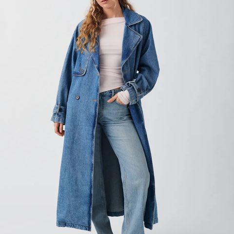 Gina Tricot denim coat, str S