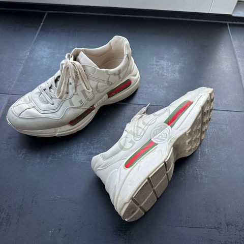 EKTE Gucci Sneakers Rhyton størrelse 46