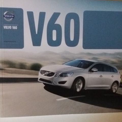 VOLVO V60 -brosjyre. (NORSK)