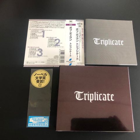 BOB DYLAN Triplicate JAPAN CD x 3 - Glossy digipak triple gatefold 1st press NY!