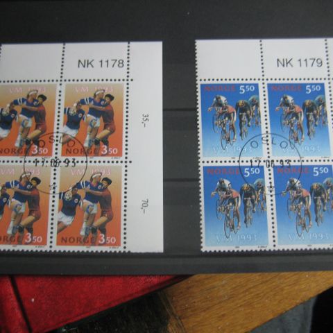 NK 1178/79  4 blokker fdc stemplet