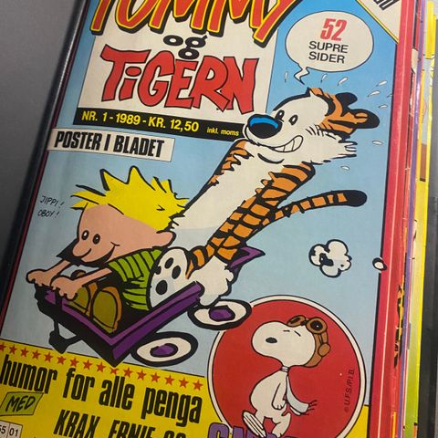 Tommy og Tigern komplett årgang 1989