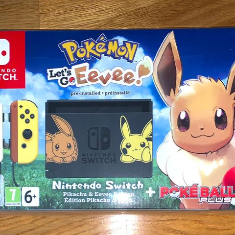 VURDERES SOLGT Nintendo Switch Pokemon Let's Go, Eevee! Bundle