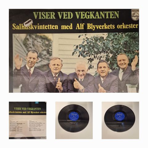 SALHUSKVINTETTEN MED ALF BLYVERKETS ORKESTER "VISER VED VEGKANTEN" 1971