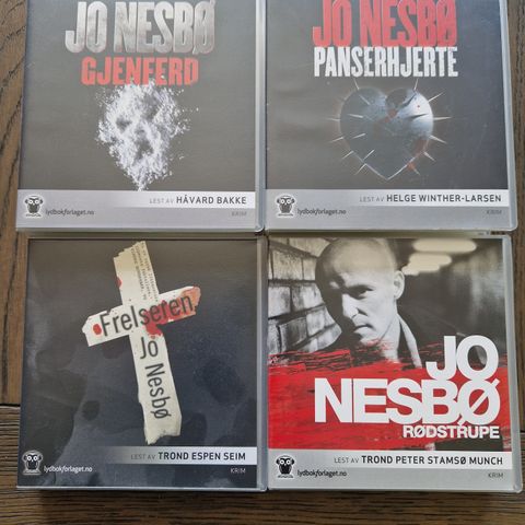 Jo Nesbø CD lydbøker