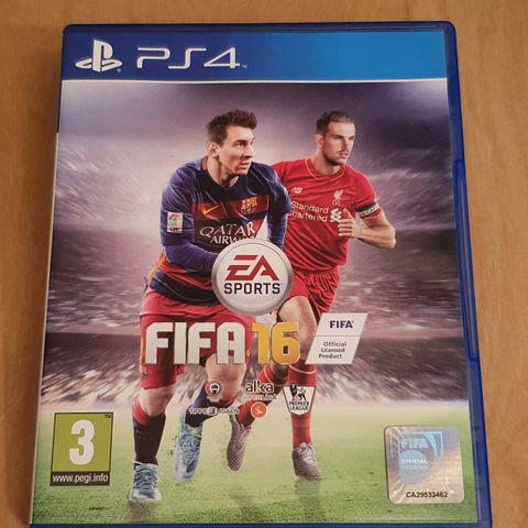 PS4 spill Fifa 16