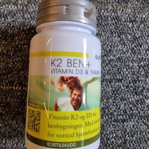 Vitamin K2 ben. Forseglet boks