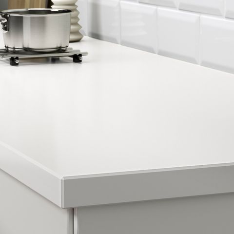 Ny benkeplate med vask i kvartskompositt (Ikea Oxsten) Silestone