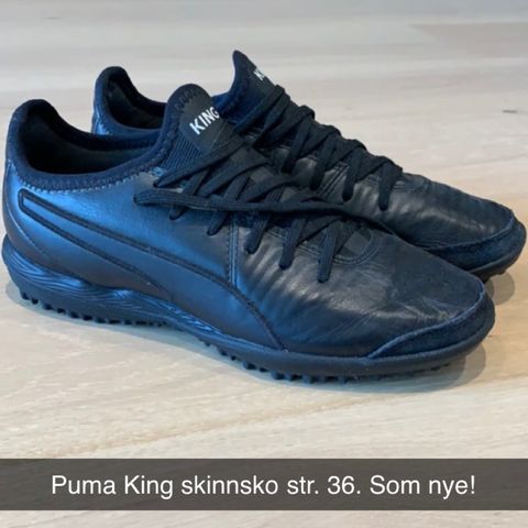 Fotballsko Puma King og Adidas Nemeziz - str. 36