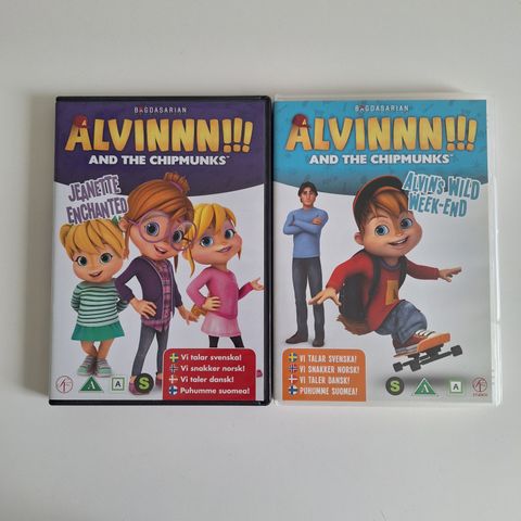 RESERVERT Samlet Alvin og Gjengen DVD