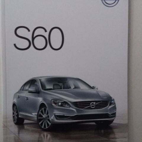 VOLVO S60 -brosjyre. (NORSK)