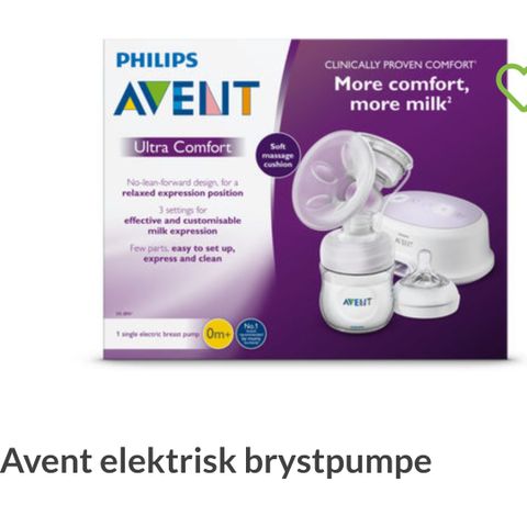 Philips Avent brystpumpe