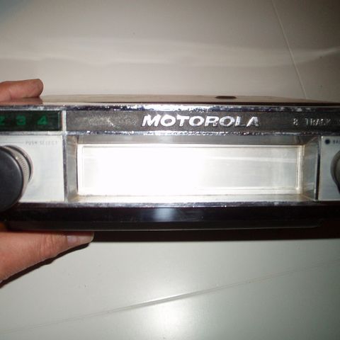 8 spors bilspiller Motorola, veteran, retro, classic, nostalgi