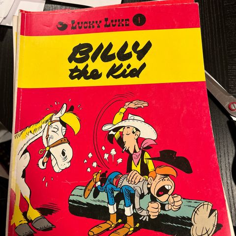 14 stk Lucky Luke mellom 1 og 20, vg