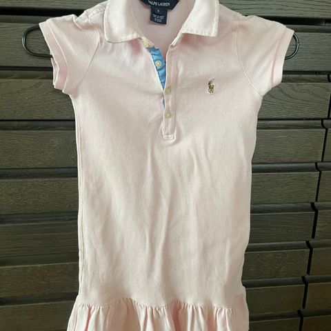 Ralph Lauren Rosa piquetkjole