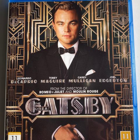 The Great Gatsby (Blu-Ray - 2013 - Baz Luhrmann) Norsk tekst.