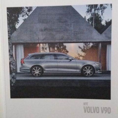2017 VOLVO V90 -brosjyre. (NORSK)