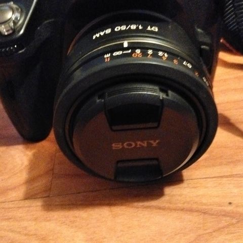 SONY ALPHA 290 nytt objektiv.