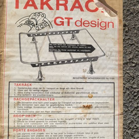 Takgrind, Takrack GT design.