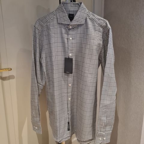 Hugo Boss houndstooth skjorte