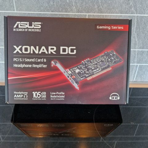 Xonar dg pci 5.1 card & headphone amplifier