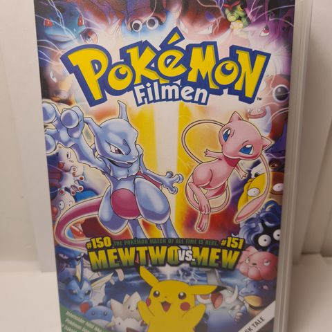 Pokemon Filmen: Mewtwo Strikes Back - VHS - 90-tallet