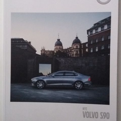 2017 VOLVO S90 -brosjyre. (NORSK)