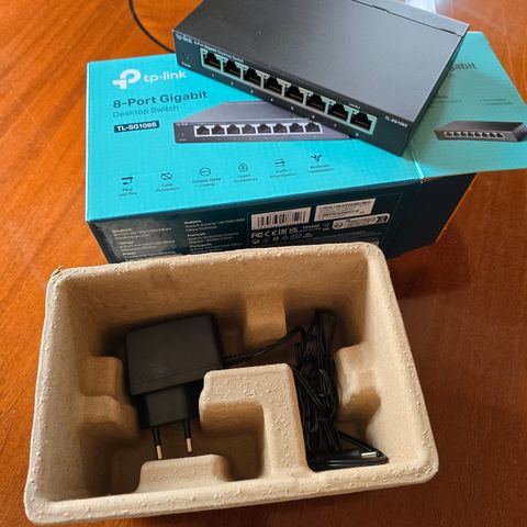 Ny tp-link switch, tl-sg108s