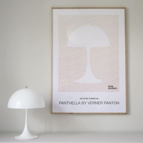 Louis Poulsen - Panthella by Verner Panton poster/plakat