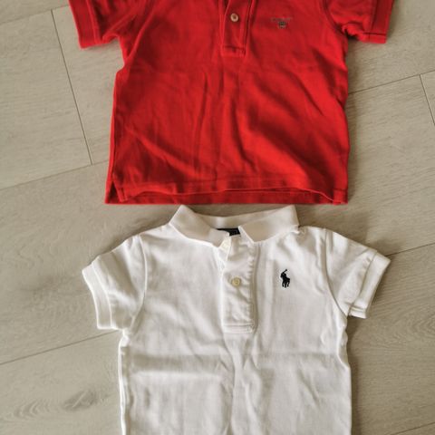 Ralph lauren og Gant pique