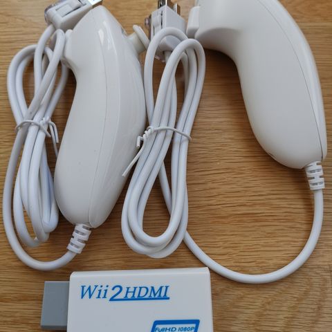 Wii til HDMI Adapter / Wii Nunchuk