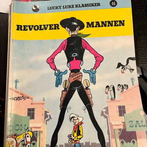 11 stk Lucky Luke mellom 46 og 61, vg