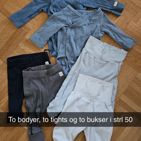 Klespakke babyklær 50/56