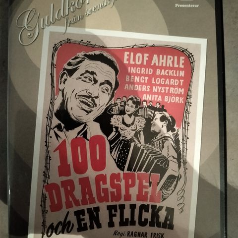 100 Dragspel och en Flicka ( DVD) Svensk Klassiker - 1946