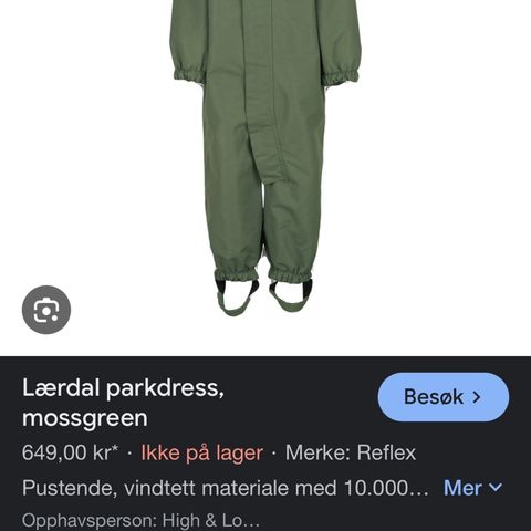 Reflex parkdress str 98