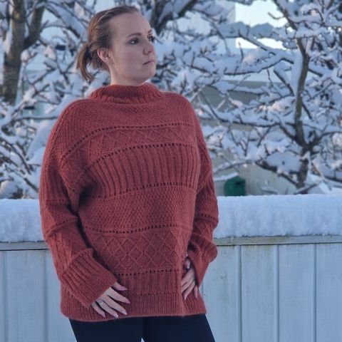 Hjemmestrikket Ingrid sweater