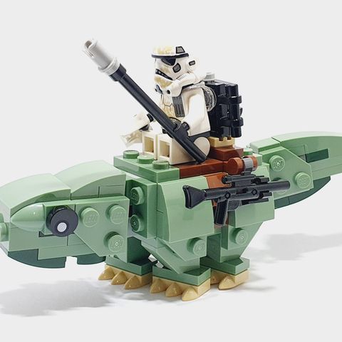 LEGO Star Wars | Sandtrooper Squad Leader (Captain, sw0992) med Dewback